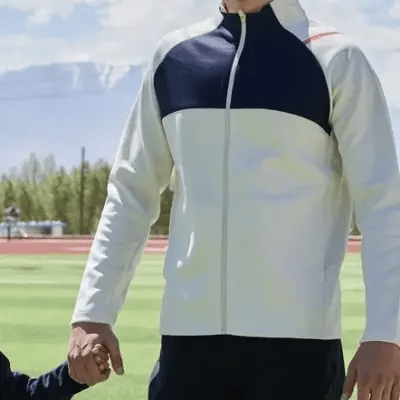 Veste Sport Homme - Men'sTrainingJacket™ - Blanc - Foot Expert