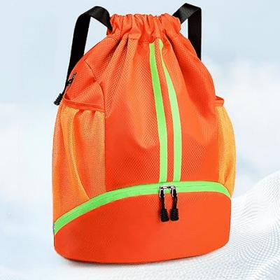 Sac de Sport - GymFitnessBackpack™ - Orange - Foot Expert