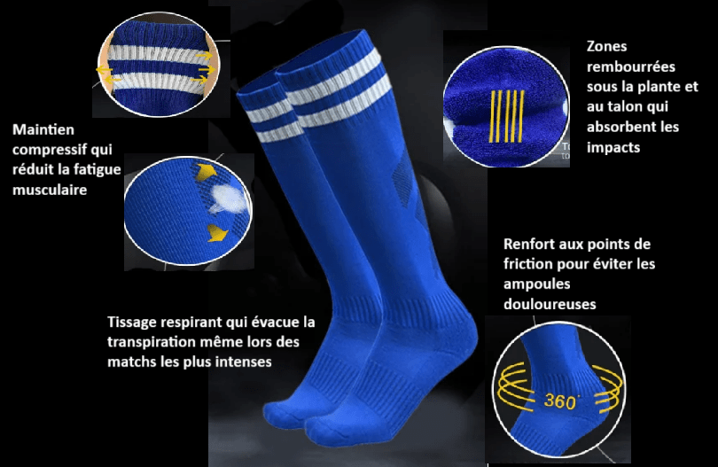 Chaussettes de foot techniques | Performance - Foot Expert