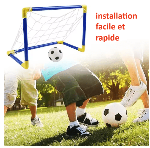 Cage de foot avec ballon et gonfleur | Kitfoot - Foot Expert