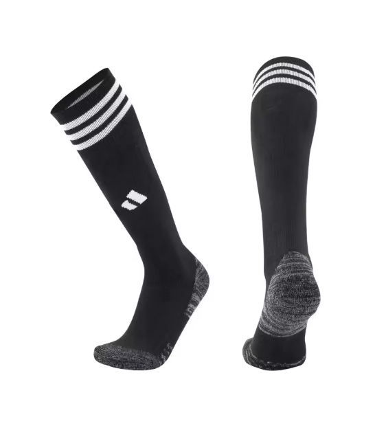 Chaussettes de foot noir | Soccer - Blak - Socks - Foot Expert