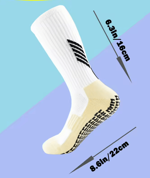 Chaussettes de foot adulte Antiderapantes | Soccer - GripSocks - Foot Expert