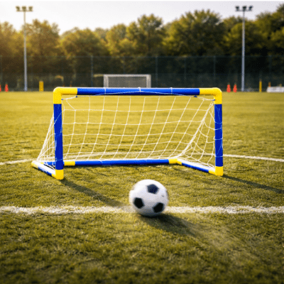 Mini cage de foot et ballon