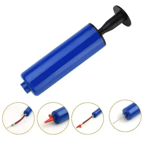 Pompe-a-ballon-bleue-avec-aguille foots experts
