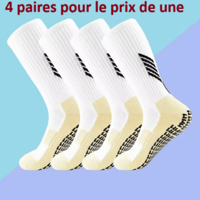 Chaussettes de foot adulte Antiderapantes | Soccer - GripSocks - Foot Expert