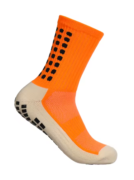 chaussettes antidérapantes foot orange