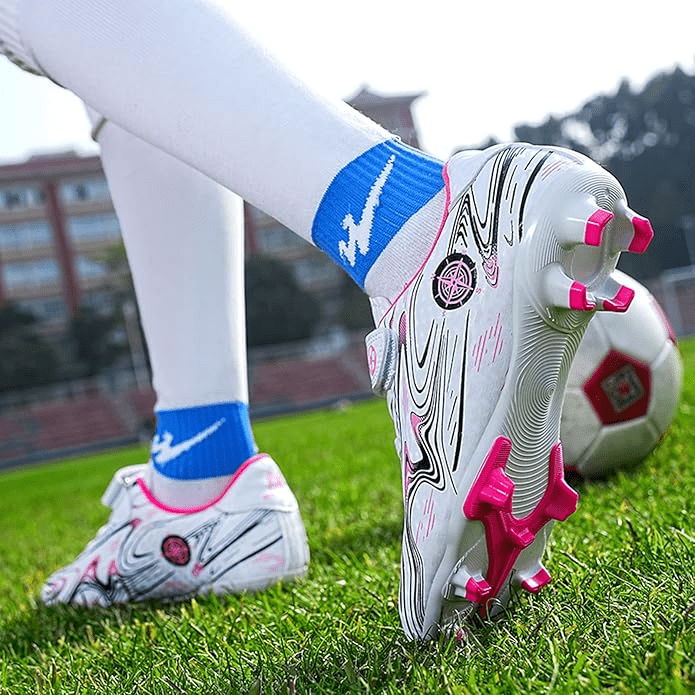 Chaussures de Football - GoldenSoccerShoes™ - Rose - Foot Expert