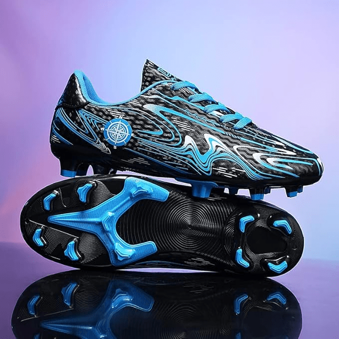 Chaussures de Football - GoldenSoccerShoes™ - Noir - Foot Expert