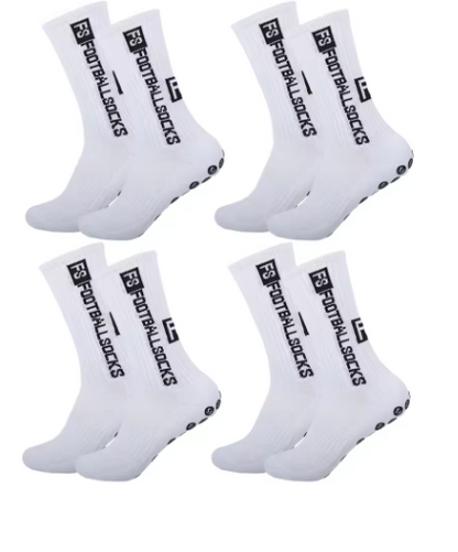 4 paires chaussettes blanc