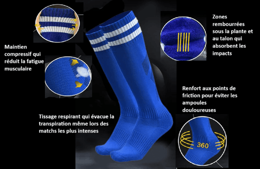 Chaussettes de foot techniques | Performance - Foot Expert