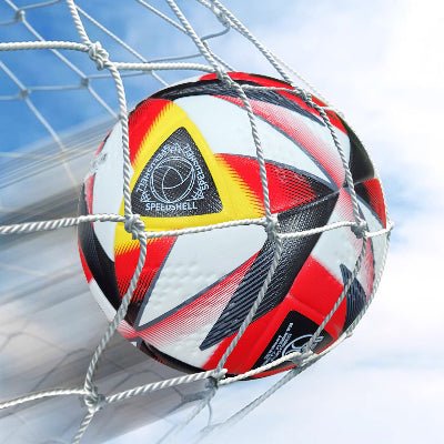 Ballon-de-foot-Pro-One-For-Ever-dans-filet