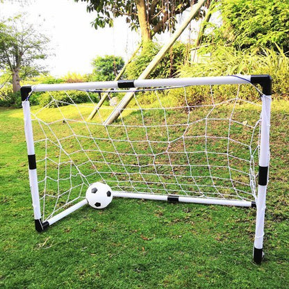Cage de foot | Goalino-Foot-Kids - Foot Expert avec ballon de football sur terrain de gazon