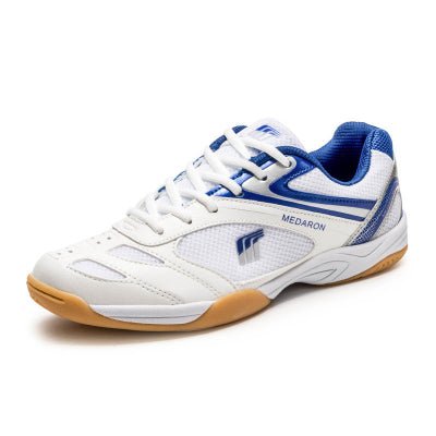 Basket pour foot salle Power-Grip Foots Expert blanche  bleu