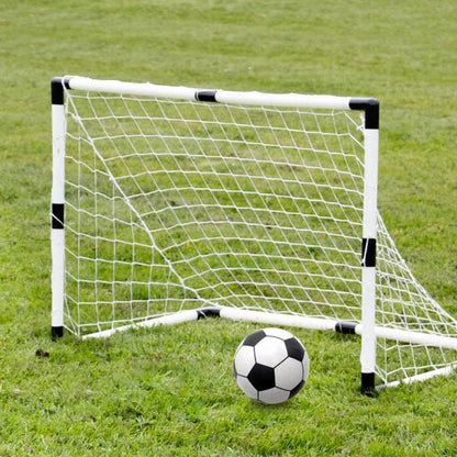 Cage de foot | Goalino-Foot-Kids- Foot Expert avec ballon de football sur terrain