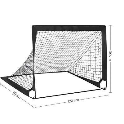 Cage de foot Pliable-Pro-30s noire