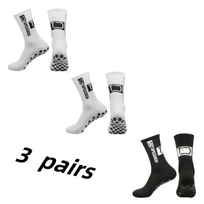 Chaussette-antiderapante-FootPro-Grip-100-Foots-Experts-deux-blanhes-une-noire