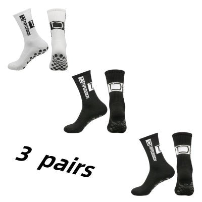 Chaussette-antiderapante-FootPro-Grip-100-Foots-Experts-noires-blanches