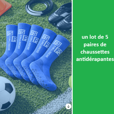 Chaussette< antidérapante foot  Max-Grip-All