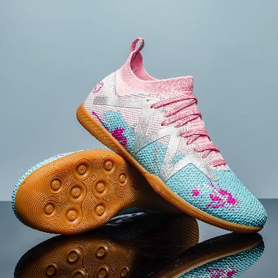 Chaussures-foot-salle-Winer-Futsal-Foots-Experets-bleu-rose