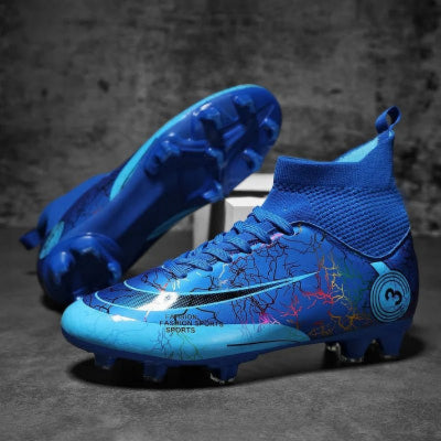 Crampons-de-foot-bleu flexibles