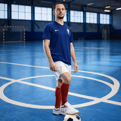 Joueur_qui_porte_basket_foot_salle rouge