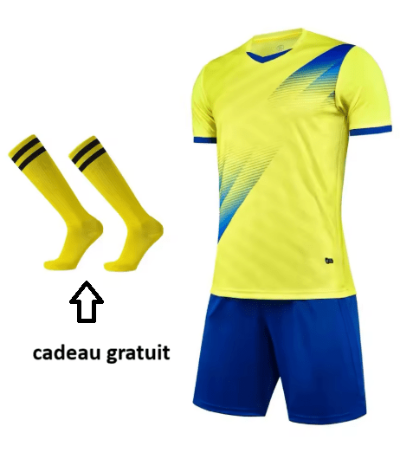 Maillot de foot enfant jaune