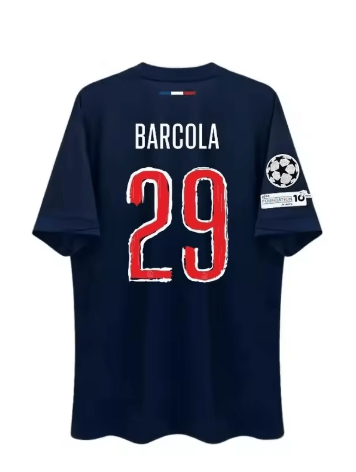 Maillot de foot psg  Barcola