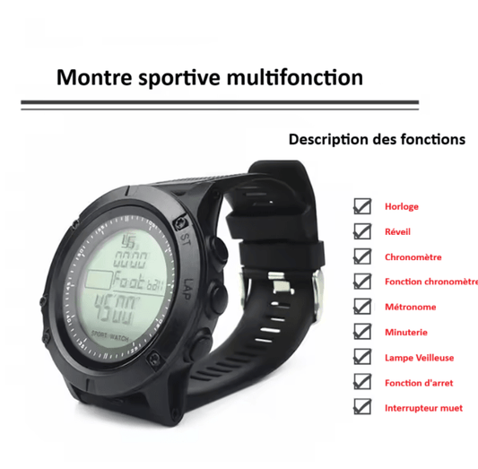 Montre arbitre foot multifonction | ChronoRef - Foot Expert