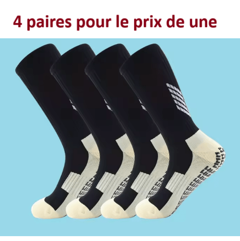 Chaussettes de foot adulte Antiderapantes | Soccer - GripSocks - Foot Expert