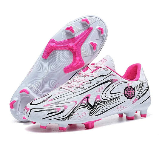 Chaussures de Football - GoldenSoccerShoes™ - Rose - Foot Expert