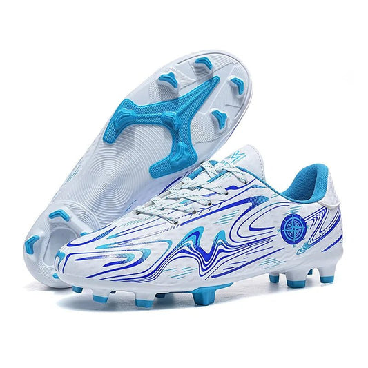 Chaussures de Football - GoldenSoccerShoes™ - Bleu - Foot Expert