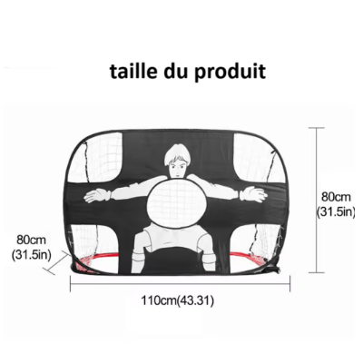 Taille-dimensions-du-But de foot | Popupgoal foots experts 