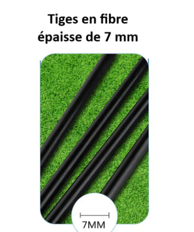 Tiges-fibre-Papa-deux-enfants-jouent-avec But de football | Goalfun - Foot Expert