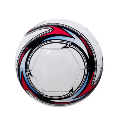 ballon de foot  PVCball - rouge blanc