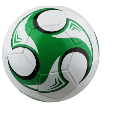 ballon de foot  PVCball - vert  blanc