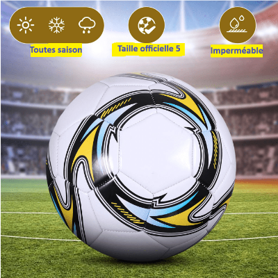 ballon de foot  PVCball  est  impermeable toutes saisons taille5