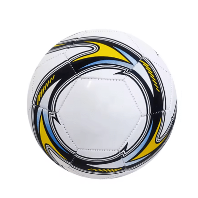  ballon de foot  PVCball jaune blanc .