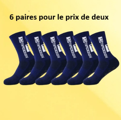 chaussette-antiderapante-foot-bleue