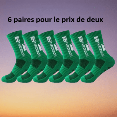 chaussette-antiderapante-foot-vertes