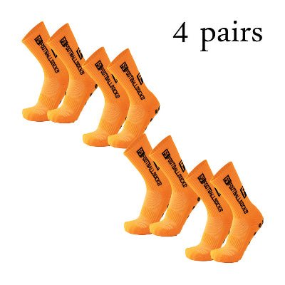 chaussette antidérapante foot oranges 4 paire