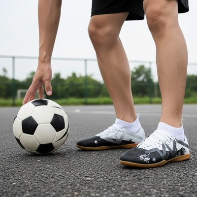 Chaussure de foot blanches