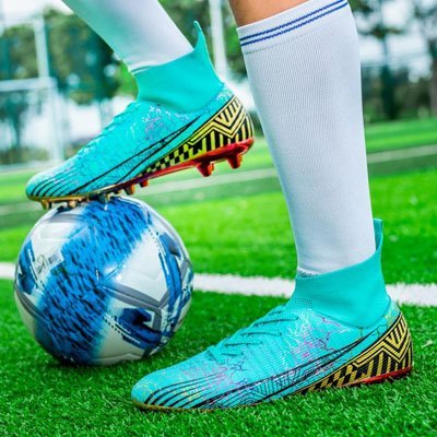Chaussure de foot | Max-Crampons Foots Experts bleues