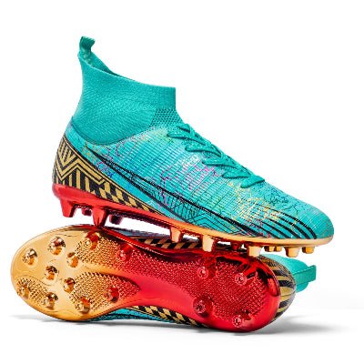 Chaussure de foot | Max-Crampons Foots Experts bleues 1