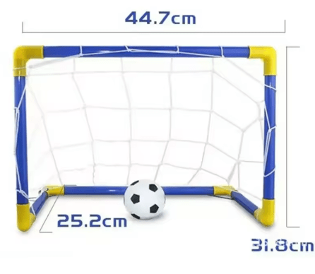 Cage de foot avec ballon et gonfleur - Foot Expert