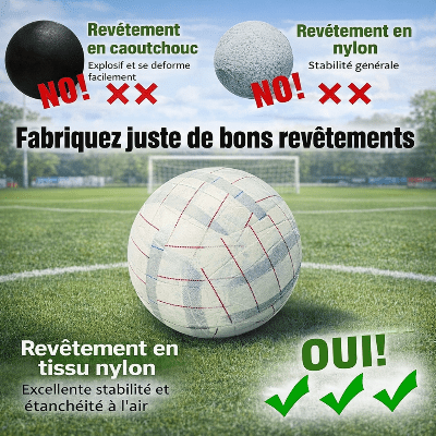 materiel composant ballons foot