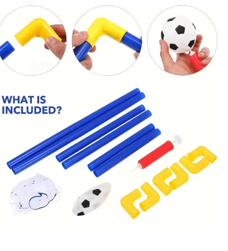 Cage de foot avec ballon et gonfleur - Foot Expert