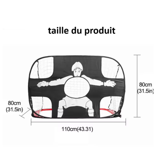 taille dimensions but foot